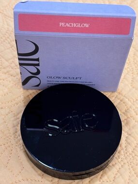 Saie Glow Sculpt Multi-Use Cream Highlighting Blush – Peachglow (Full Size)